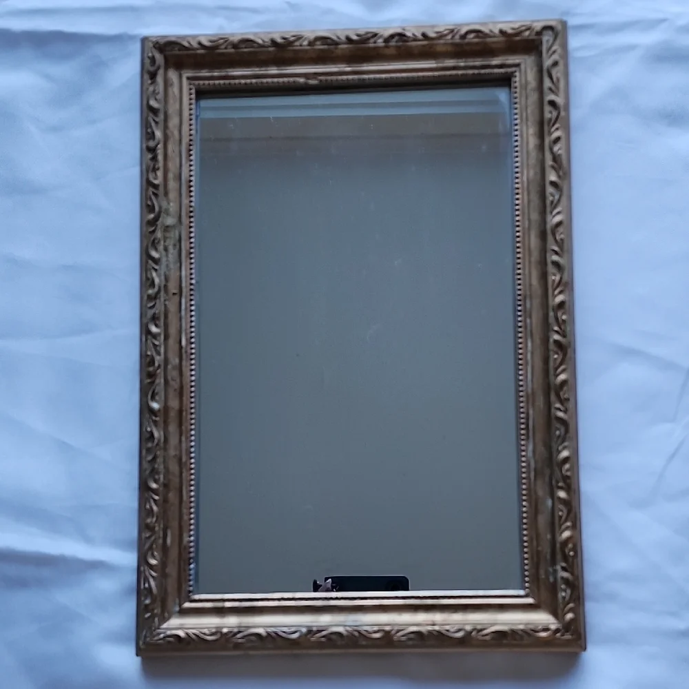 Elegant Gold Framed Wall Mirror